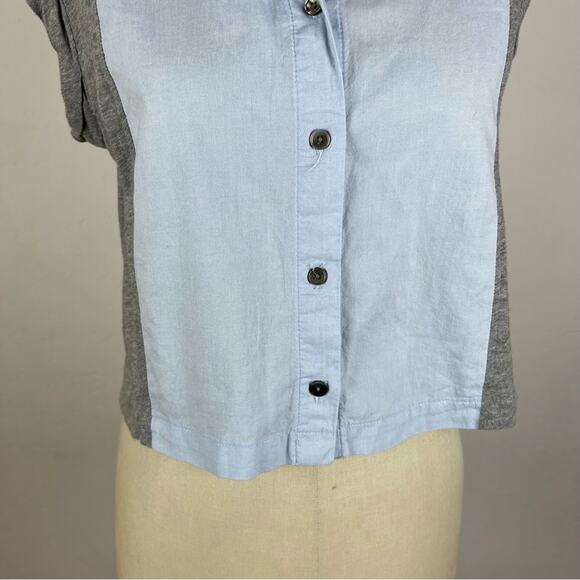 T Alexander Wang Chambray Button Down Shirt - Picture 5 of 7